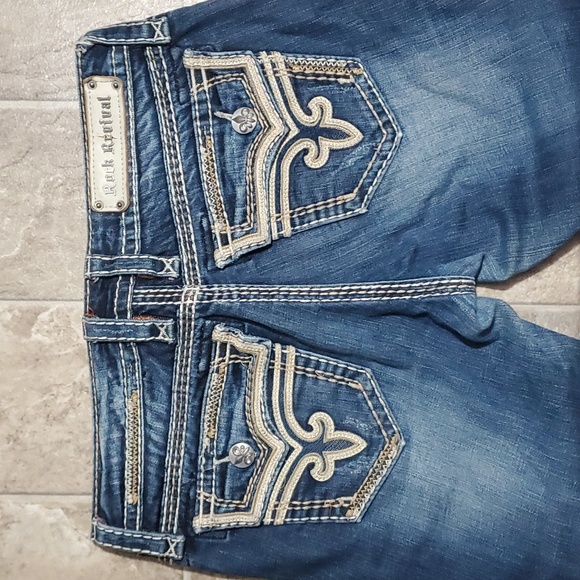 Rock Revival Kai Easy Boot Jean size 27 - Picture 2 of 8